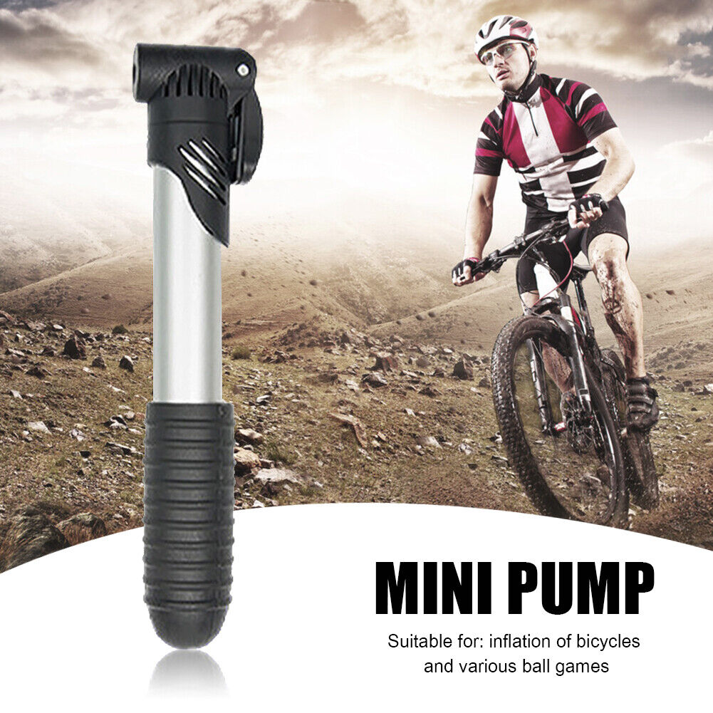 Bicycle Air Pump Mini Portable Aluminum Alloy Bike Cycling Tire Inflator