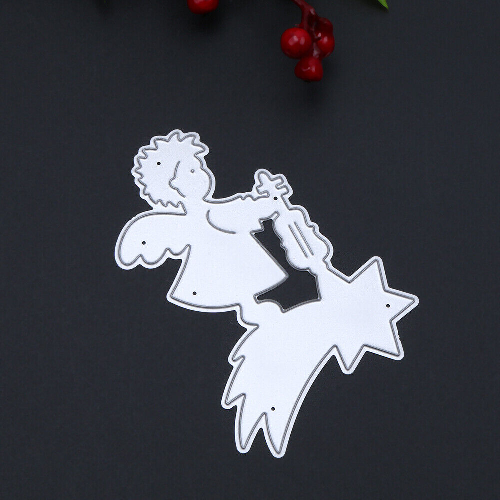 Violin Small Angel DIY Metal Embroidery Craft Stencil Scrapbook Cutting Die