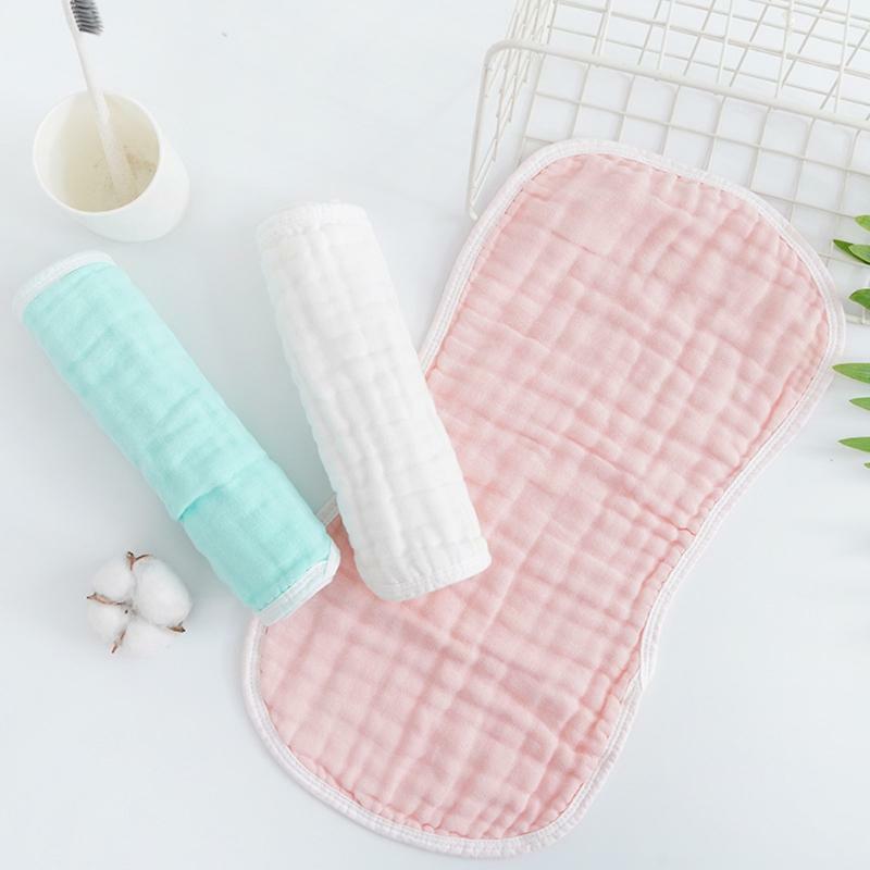 5 Pcs Baby Bib 6 Layers Multi Use Burping Cloth Absorbent Towels Burping Rags