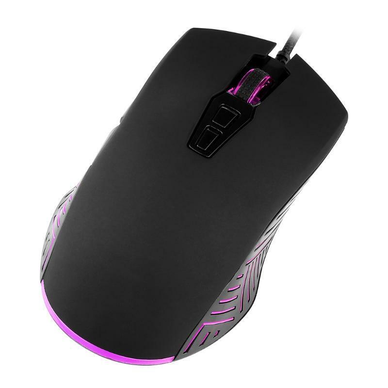 Portable USB Wired Optical Mouse Ergonomic Mouse 1600dpi for Laptop Computer