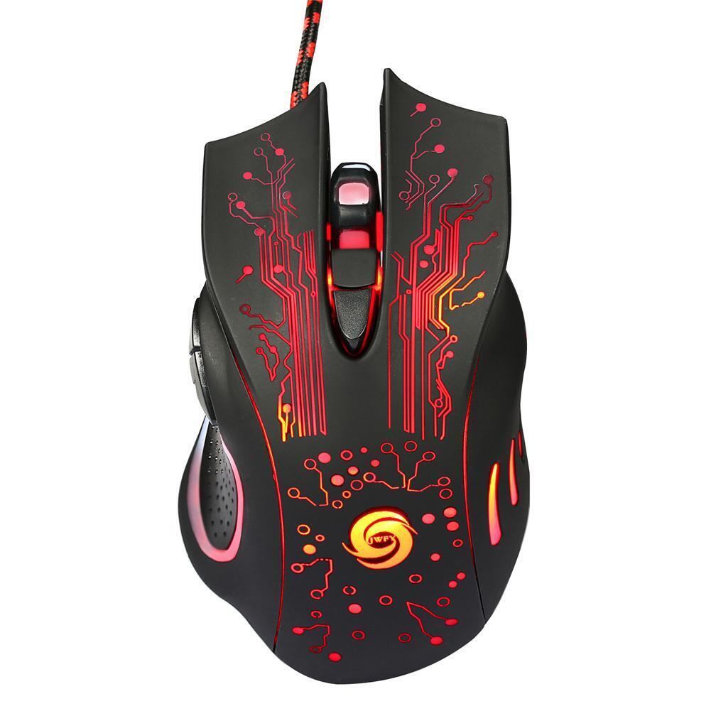 3200DPI LED Optical 6D USB Wired Gaming Game Mouse Pro Gamer Mice For PC