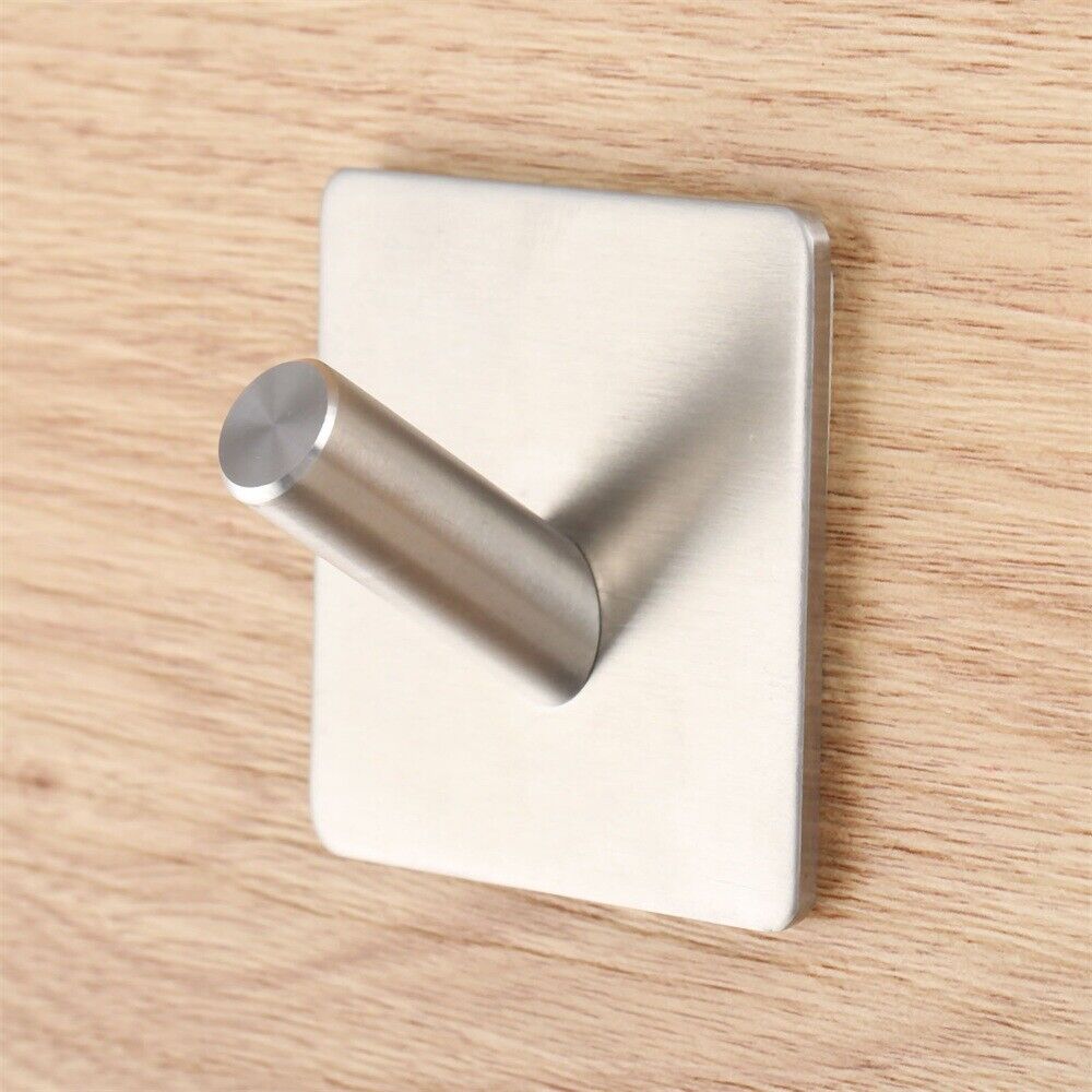 1pc Strong Self Adhesive Sticky Hook Hat Rack Towel Hanger Holder Wall Door DIY