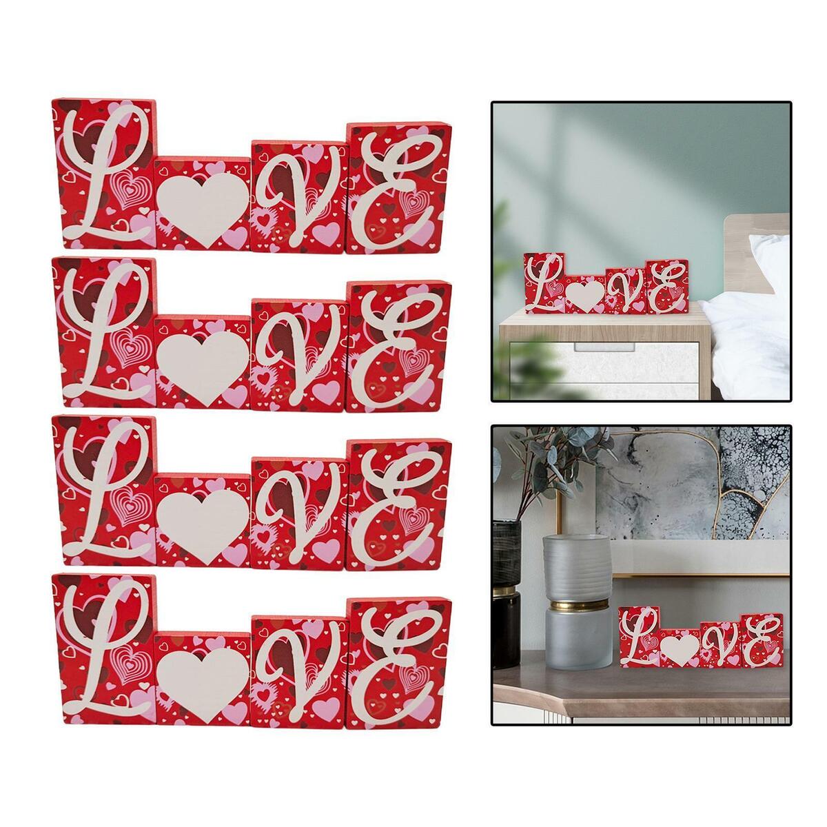 4x  Sign Romantic Gifts for Man   Husband Dinner Table Decor
