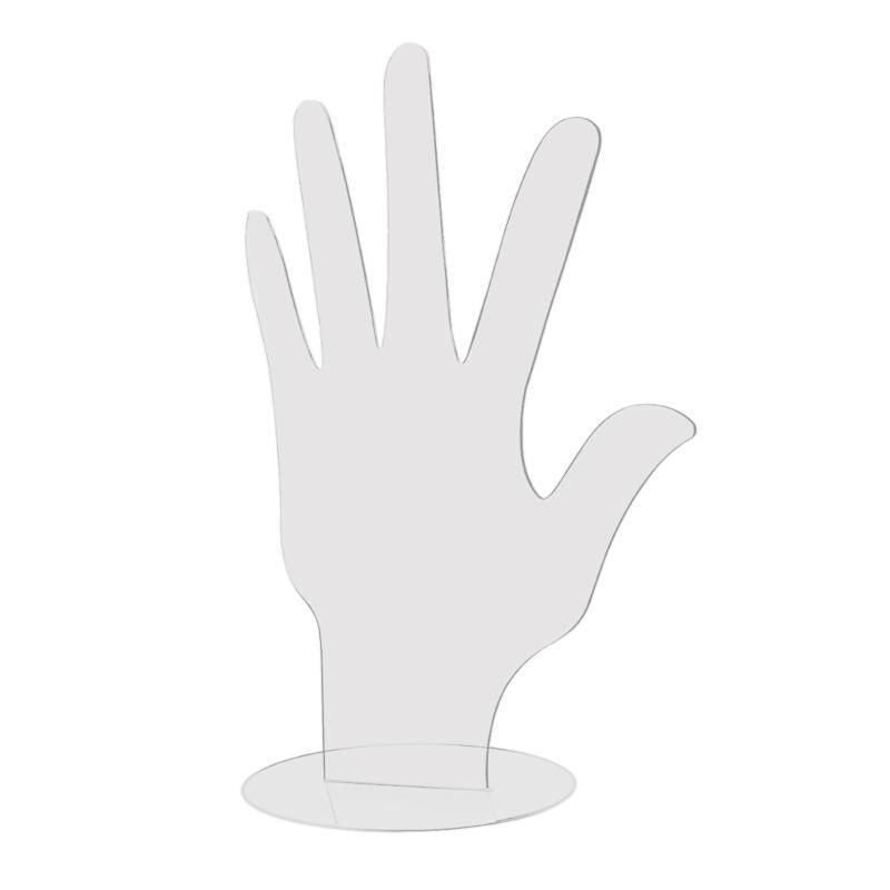 Jewelry Display Holder Acrylic Hand Ring Holders for Home Show Organization