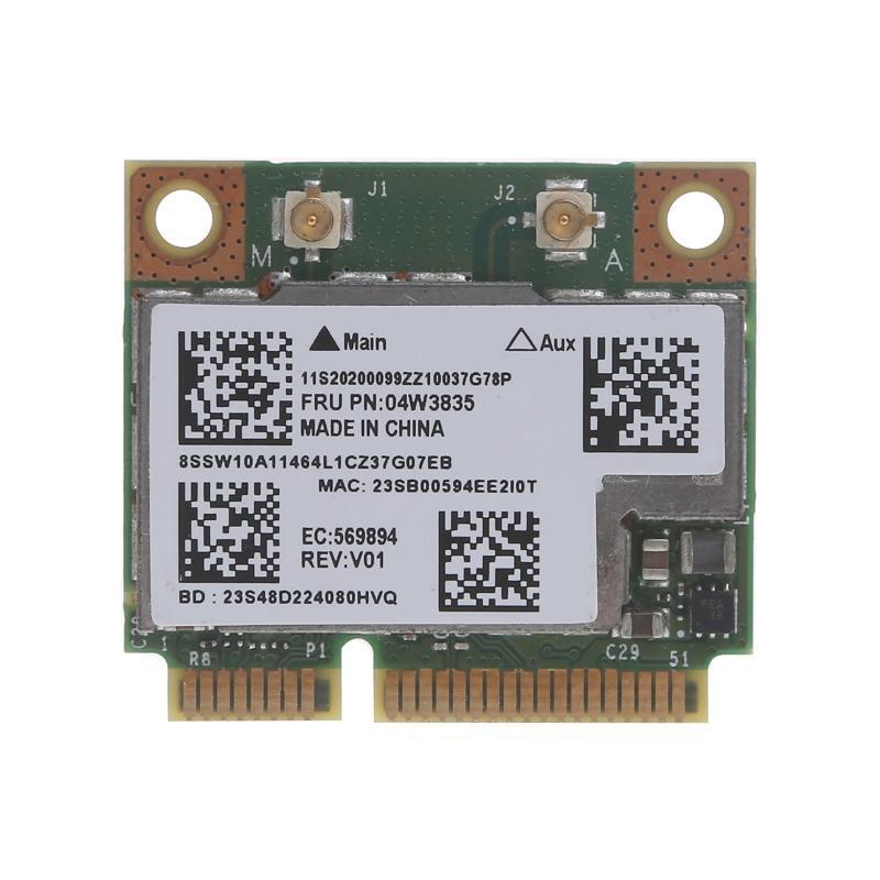 Dual Band 2.4+5G 300Mbps 802.11a/b/g/n WiFi BT4.0 Wireless Half Mini PCI-E Card