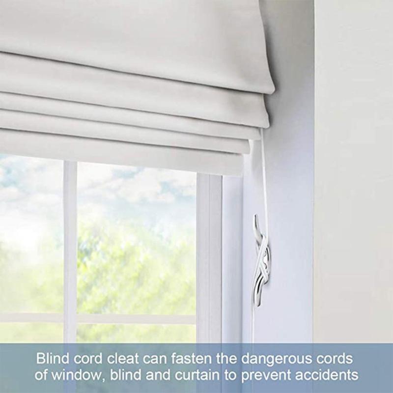 Blinds Cord Cleat Baby Safety Rope Cleats with Screws Easy Assemble Window Decor