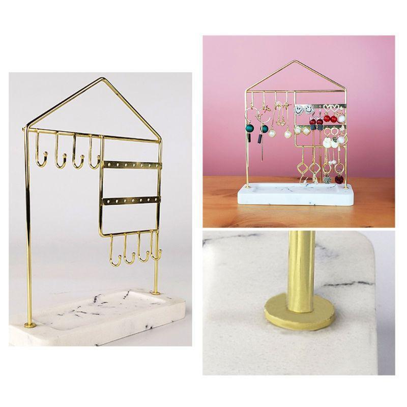 Jewelry Display Stand Rack Necklace Earrings Storage Organizer Show Holder Decor