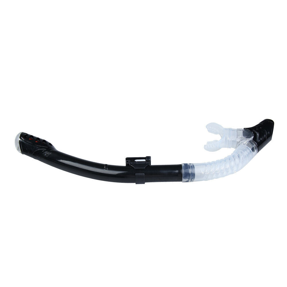 Swimming Diving Breathing Tube Snorkeling Silicon Pipe Underwater Black