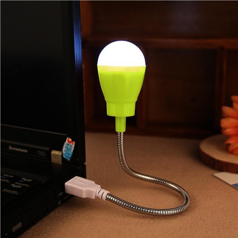 Protable Mini USB LED Light 360 Degree Flexible Night  Lamp for Laptop Camping