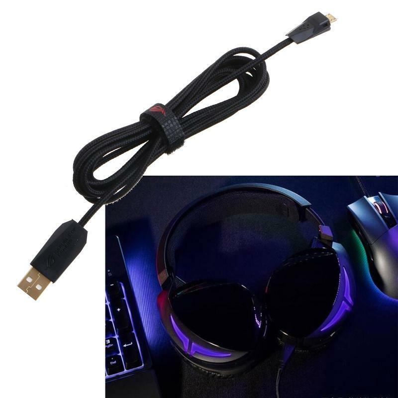 Replacement Cable Headphones Line for ROG STRIX FUSION 300 500 700 Headphones