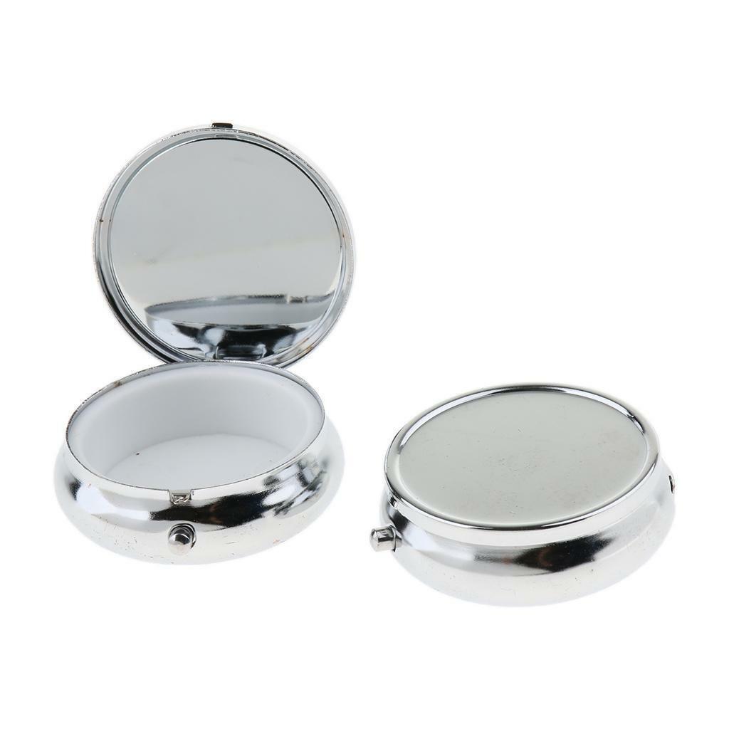 2x  Pill Box Medicine Case Container  Organizer Purse 1 Slots