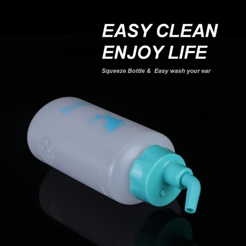 Ear Cleaner Kit w/ Squeeze Bottle Effective Clean Ear Blockage for Home Clinic