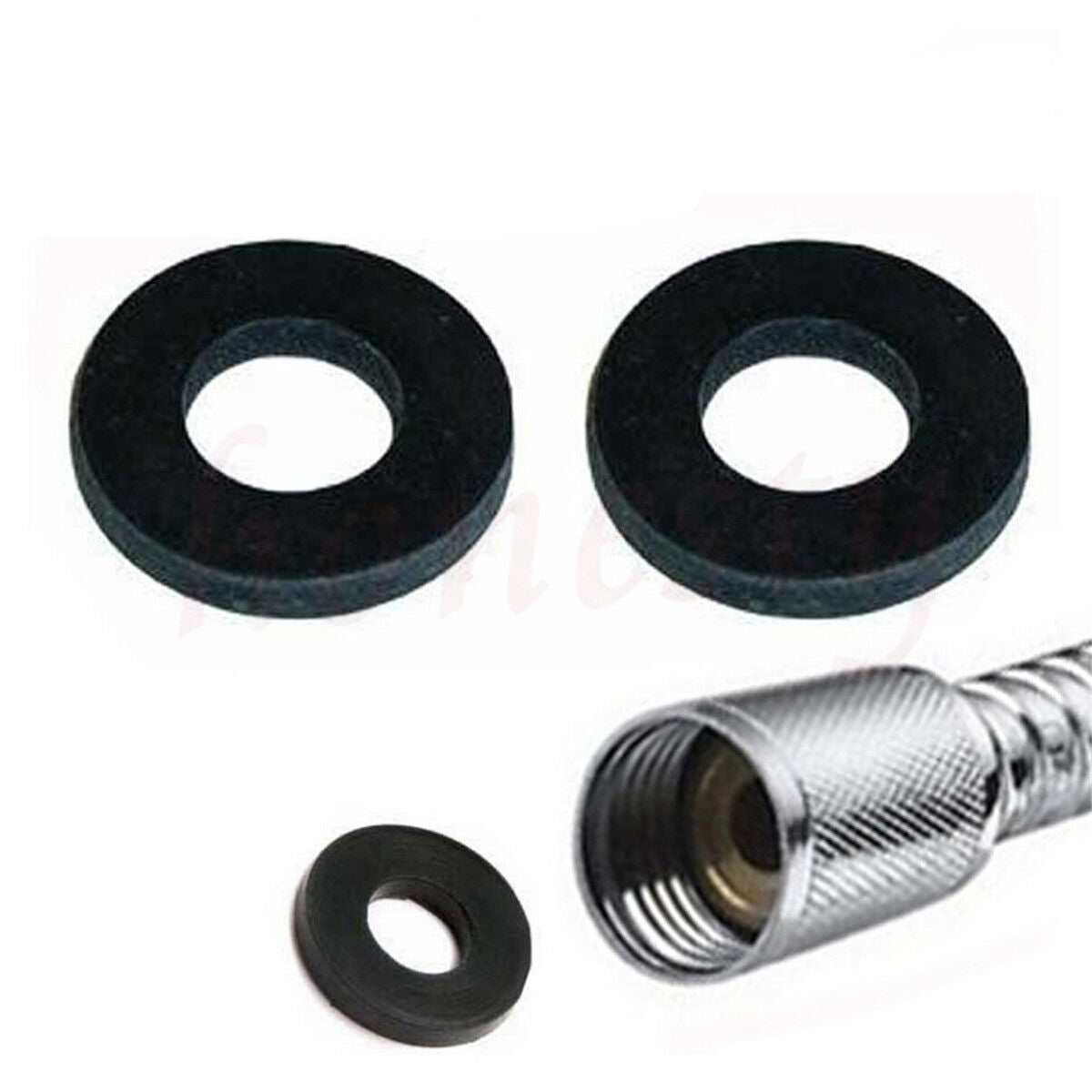 20X Hose Pipe Tube 1/2" Connector Washer Bath Shower Head Inlet Seal Ring