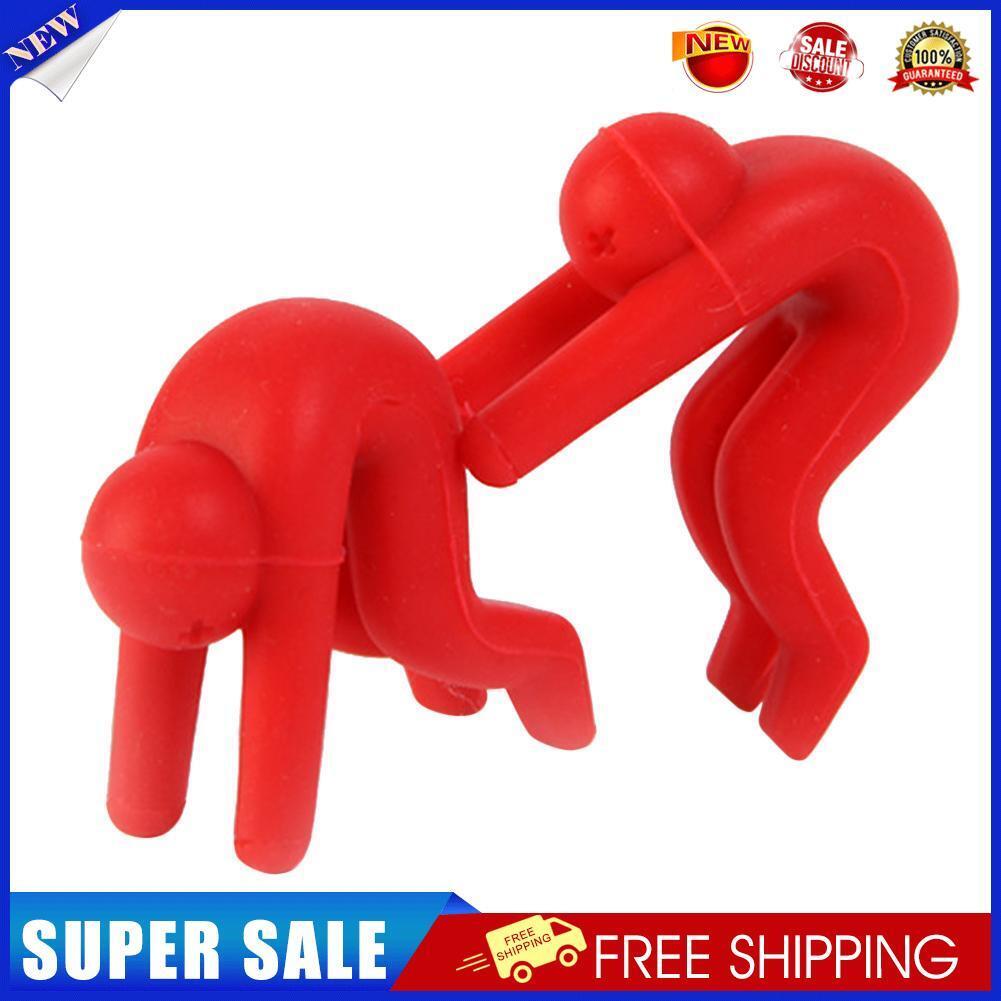 2pcs Silicone Villains Raise Lid Prevent Soup Overflow Pan Pot Holder Racks