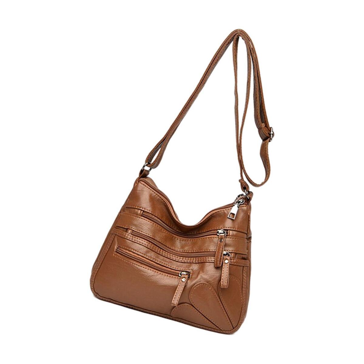 2x Women Shoulder Bag Fashion Crossbody Purse Handbag for Working Business