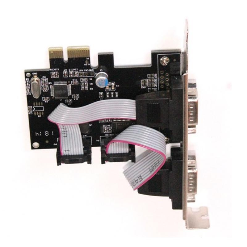 Dual Serial Port / RS-232 PCIE Card for POS Equipment Security Devices Firm