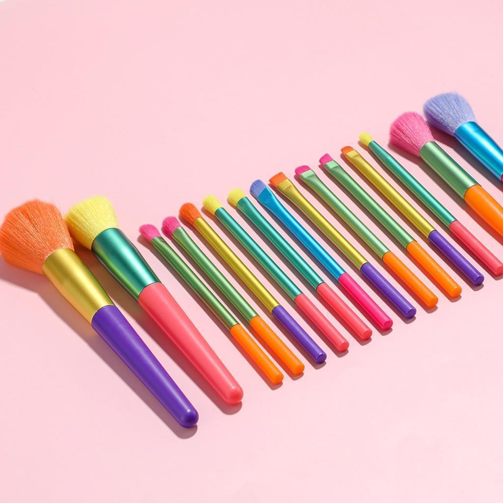 15Pcs Travel up Brushes Set,  Function with Case  up Tools