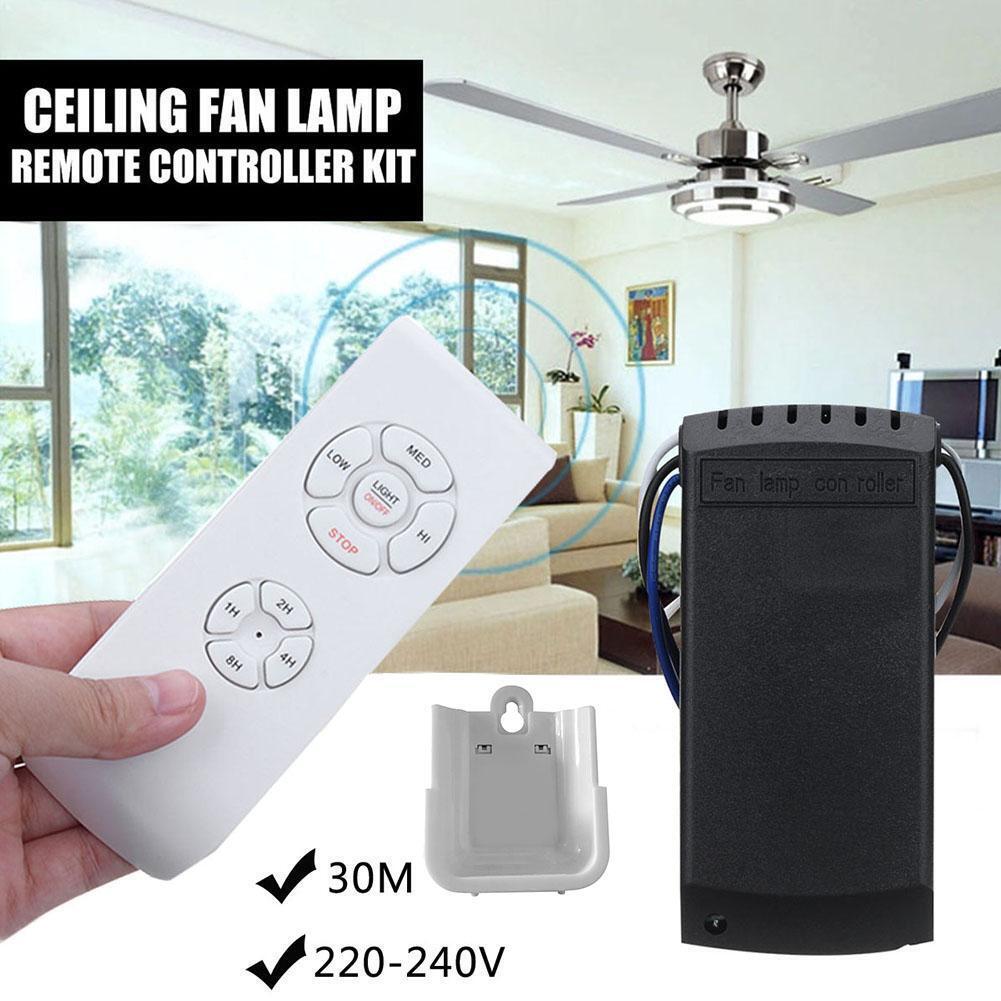 Ceiling Fan Lamp Remote Controller Kit Timing Wireless Intelligent Switch