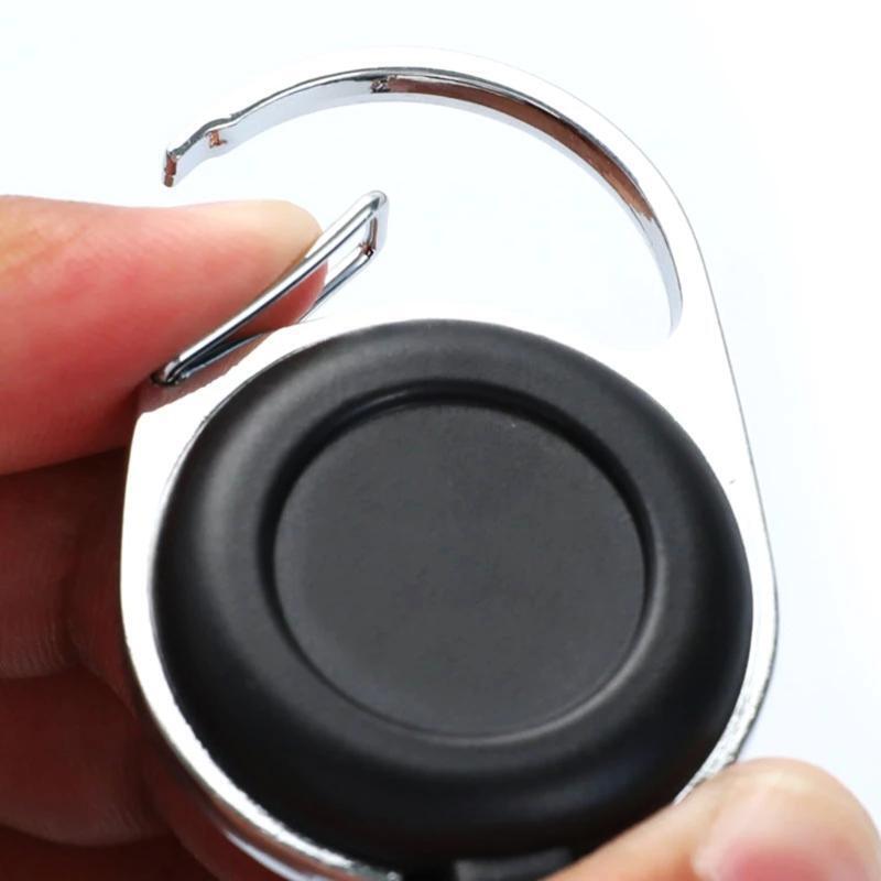 2 Pcs lighter Leash Retractable Keychain Holder Cover Durable Plastic Key Ring