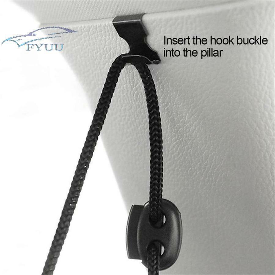 2x Car Front Rear Isolation Curtain Partition Protector Privacy Curtain 95x120cm