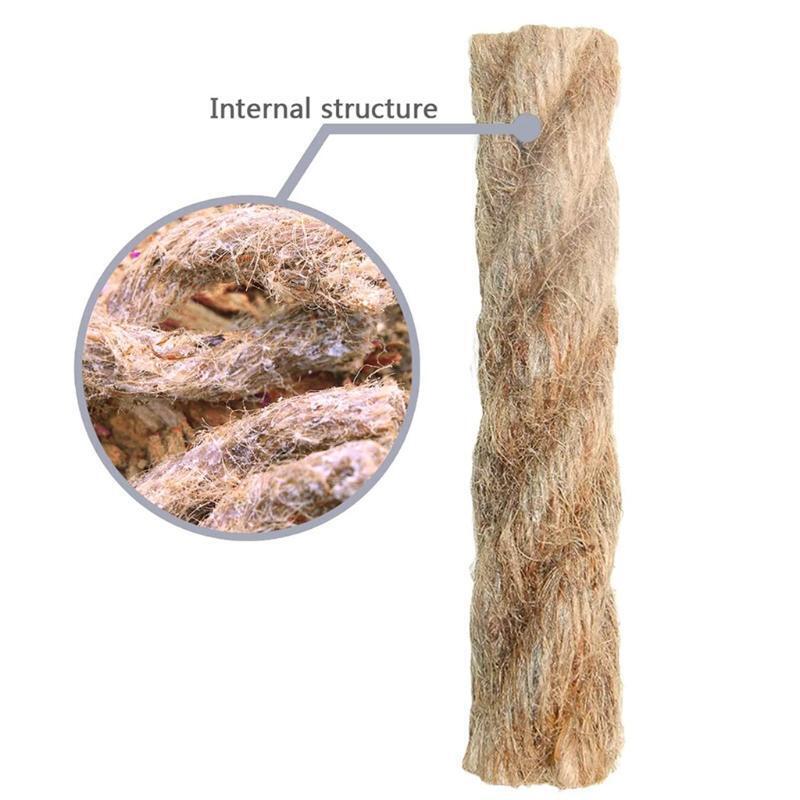 4pcs Outdoor Camping Hunting Survival Waterproof Tinder Waxed Hemp Rope 80g
