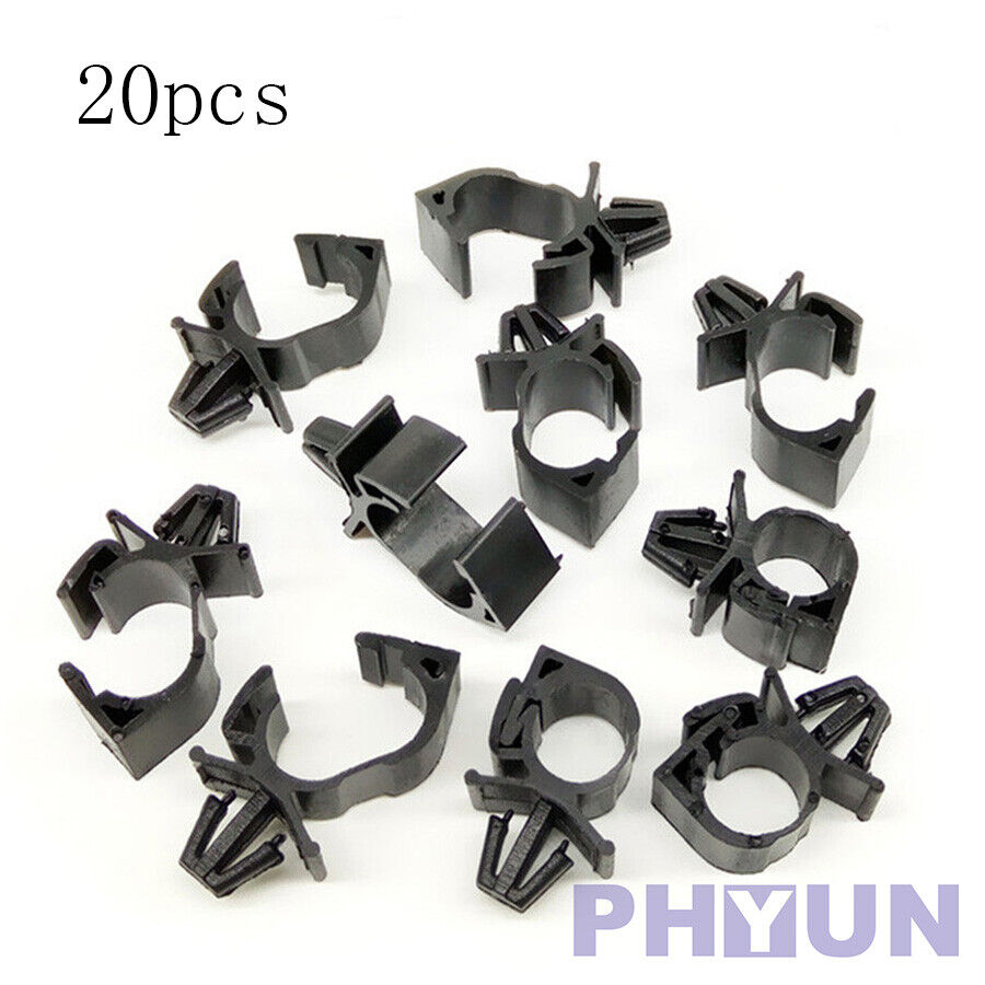 20pcs Car Universal Wiring Harness Pipe Tie Wrap Cable Fastener Fixed Clip Clamp