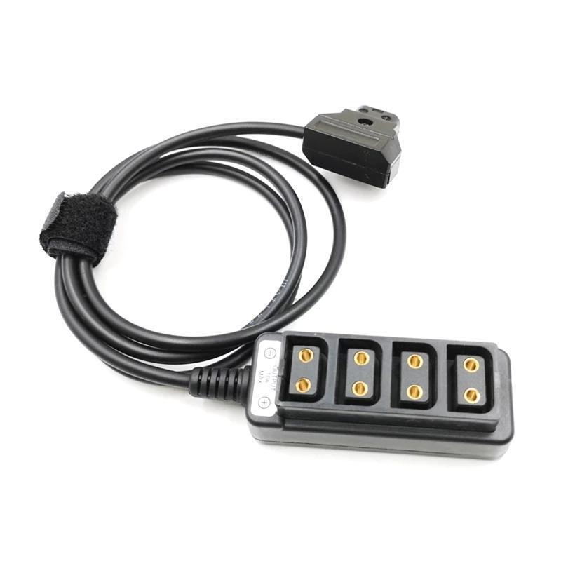 D TAP Male to 4 Port D TAP Female Splitter Power Cable Connector for Anton Cam