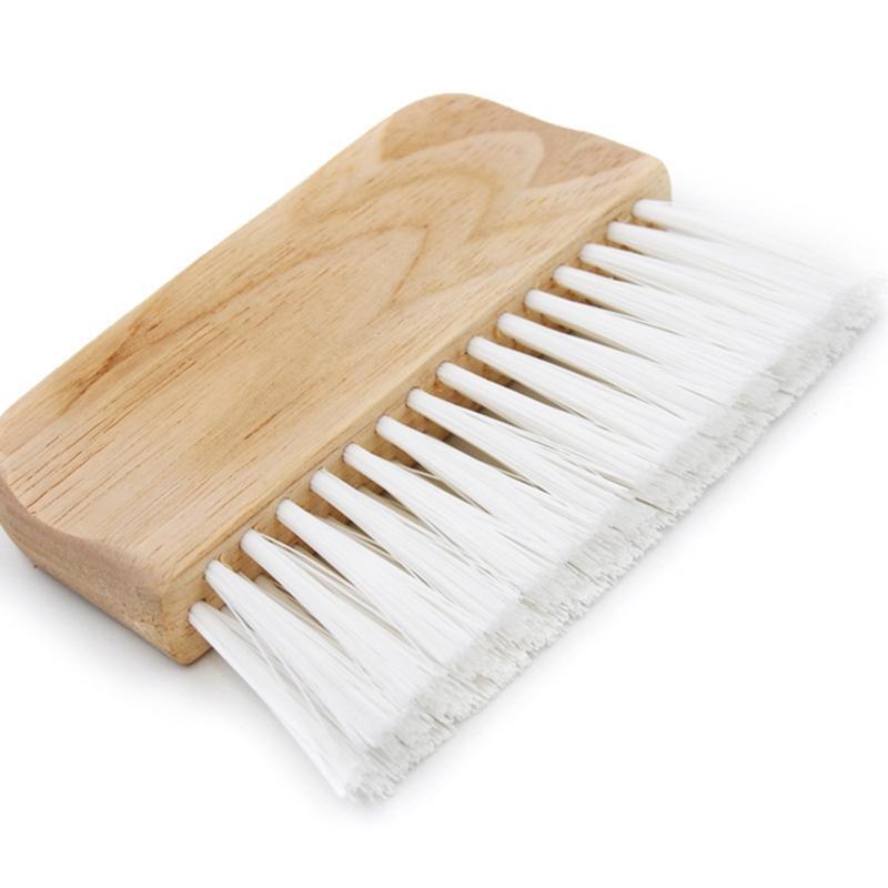 Art Brush with Wooden Handle Portable Watercolor Brush Flat Brush for Wood Wall