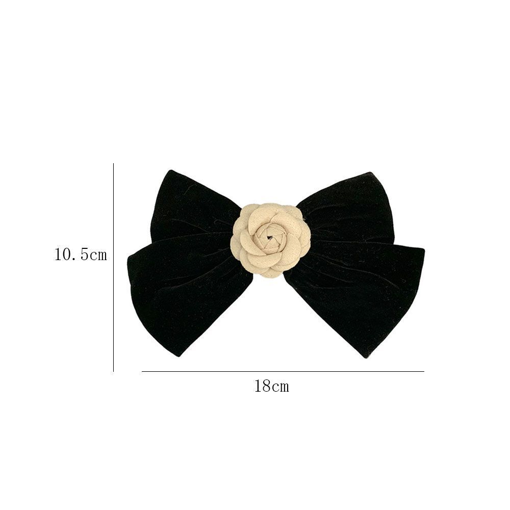 Barrette Women Hairgrip Headdress Bow Hairpins Hair Clips Camellia Flower