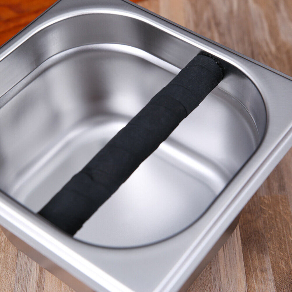 Stainless Steel Coffee Residue Knock Box Coffee Grounds Grind Bucket (B L)
