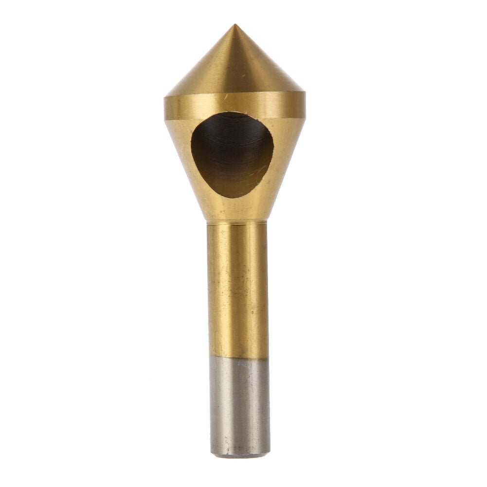 4pcs Titanium Coated Countersink Deburring Tool Set Metal Drill Bit Chamfer