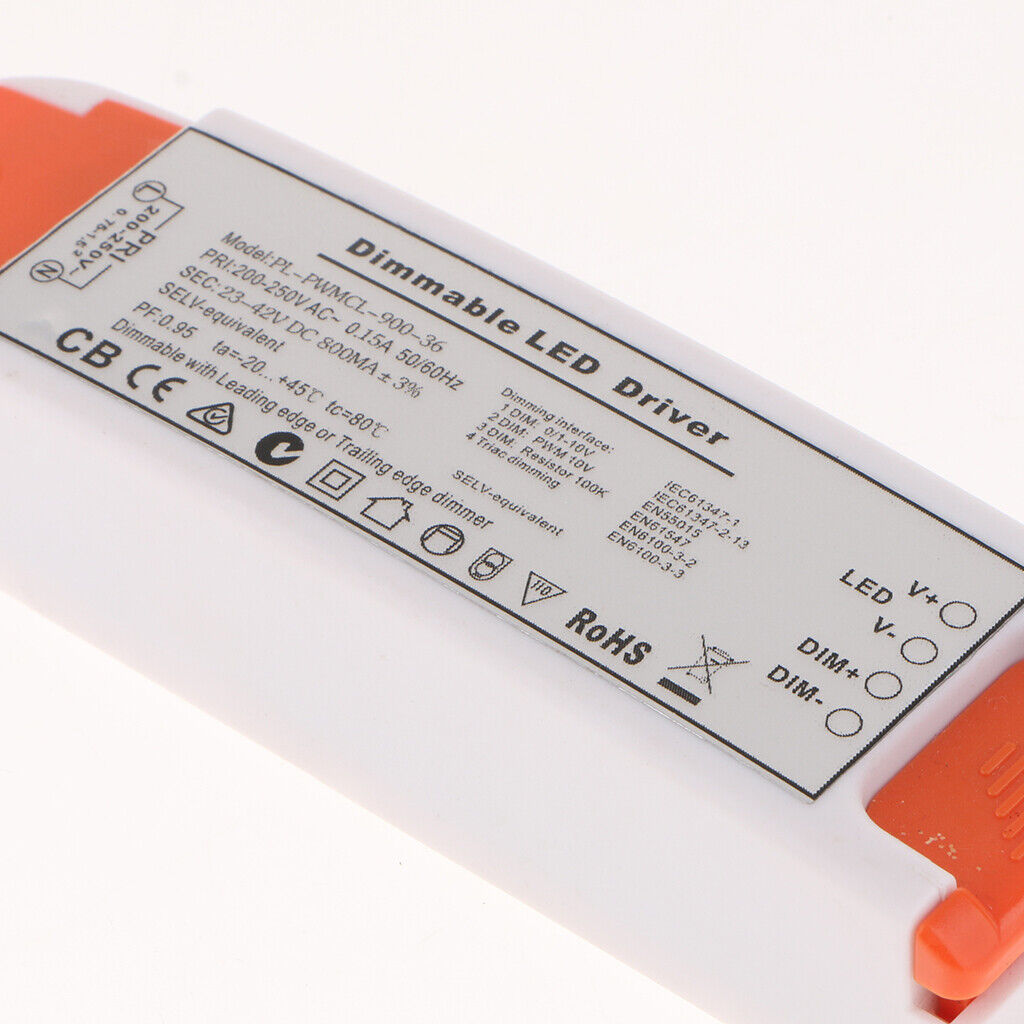 Waterproof SCR Four in One Dimmable Power Supply LED Driver DC23-42V 800mA