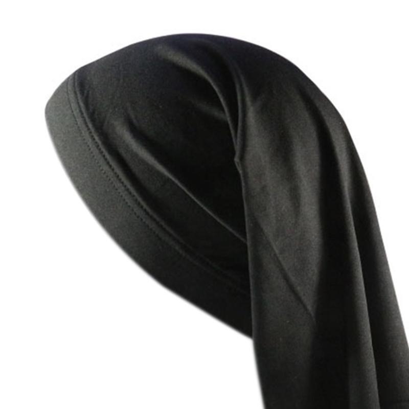 Polyester Long Tail Turban Hat Elastic Dirty Braided Hair Care Cap for Halloween