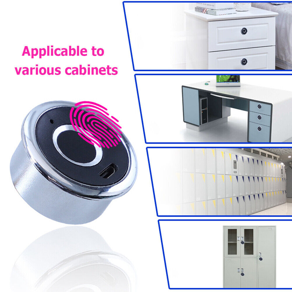 Intelligent Fingerprint Drawer Lock Electronic File Cabinet Biometric Lock