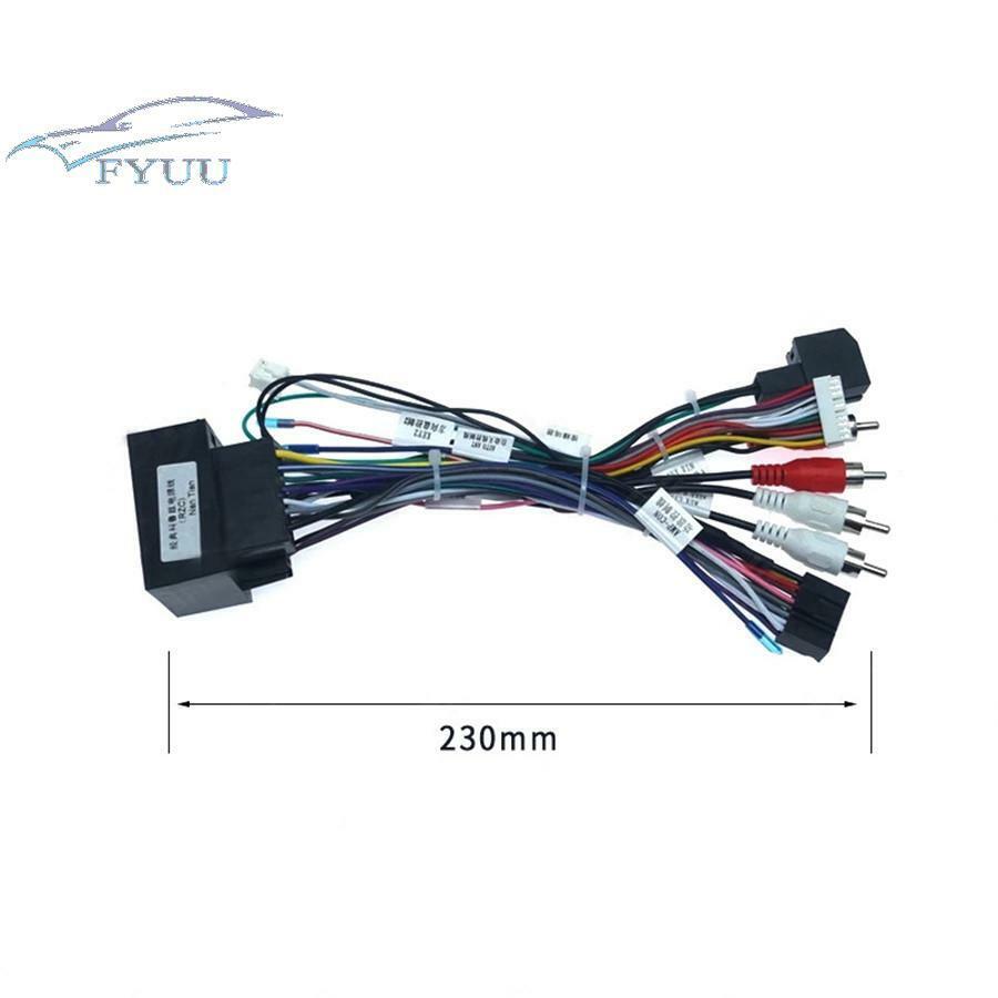 1pc Car 16 Pin Radio Player Power Cable Wire Harness W/Canbus Box For Chevrolet