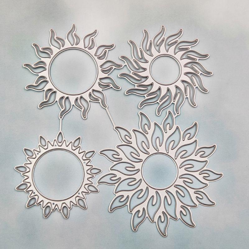 Sun Metal Cutting Dies Stencil DIY Scrapbooking Album Stamp Paper Card Embossing
