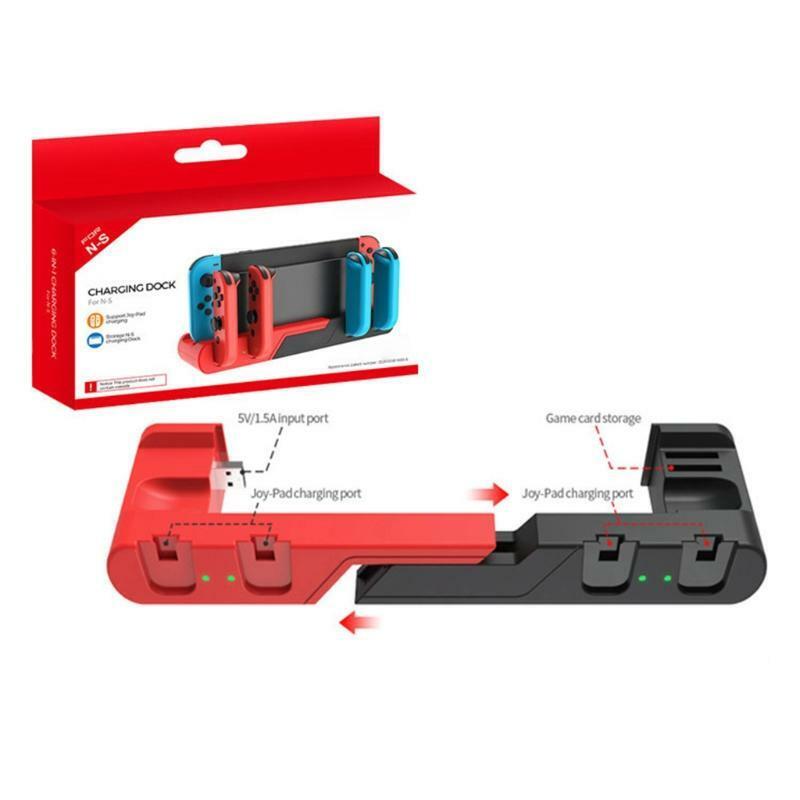 Charger  For Switch  Joycons Controller Gamepad 4-in-1Charging Dock