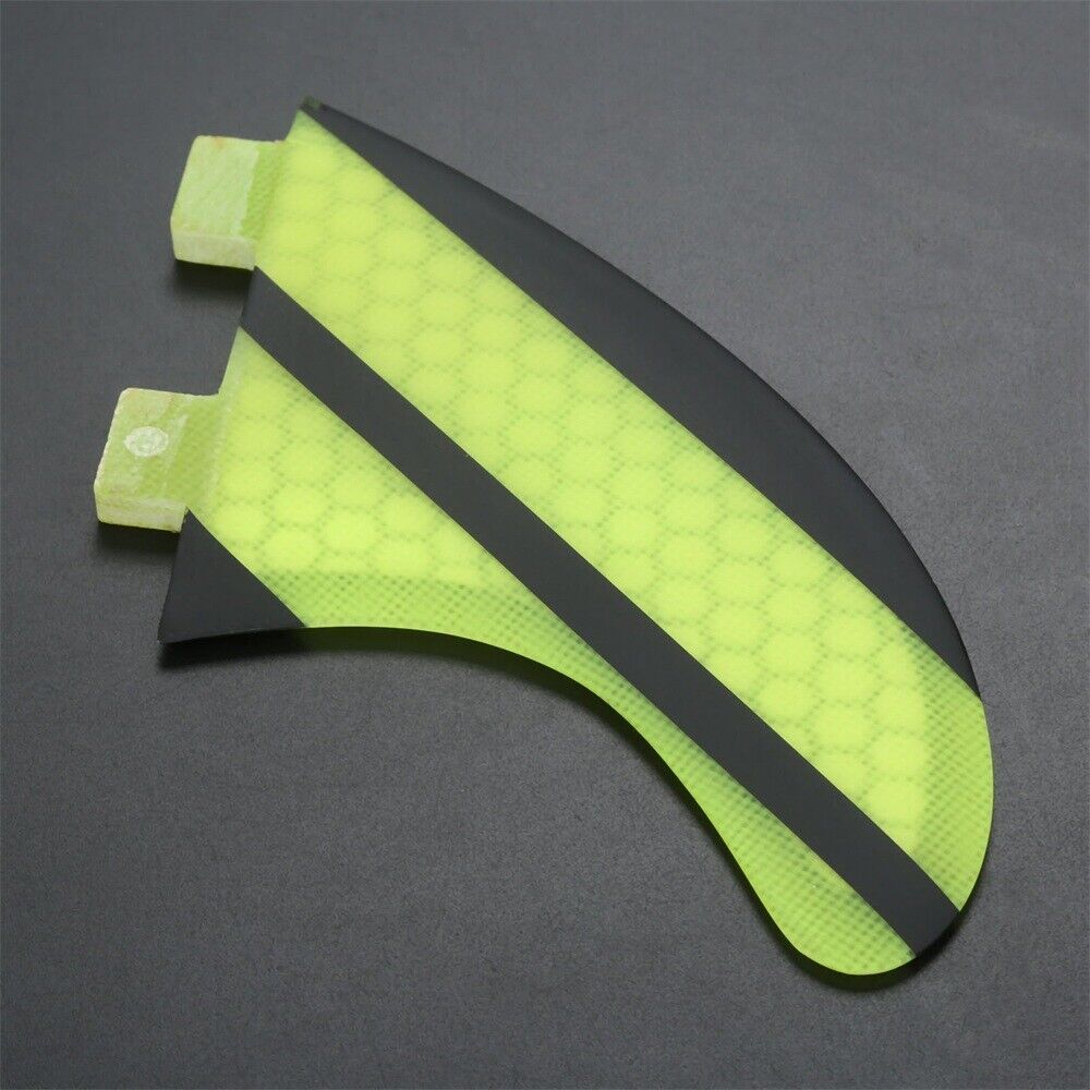 1Set Surfing Surfboard Fins Fin Fiberglass Tri Set For FCS K2.1 SUP Surfboards