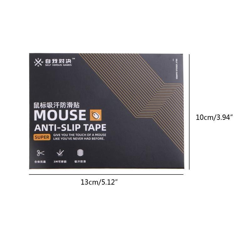 for logitech G402 Mouse Anti-Slip Tape Mice Elastics Refined Side Grips 13x10mm