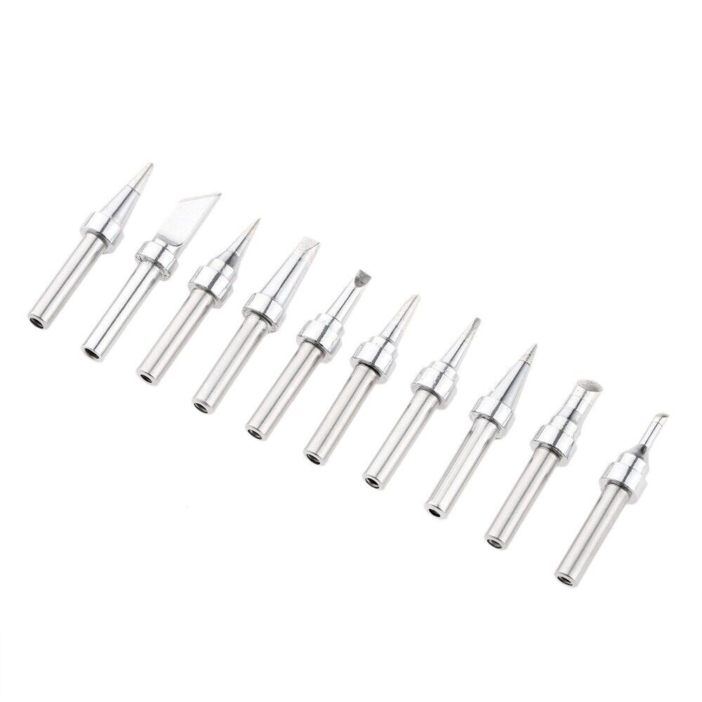10Pcs 200M-T Series 31mm Soldering Iron Tip for Welding Small Components Repair