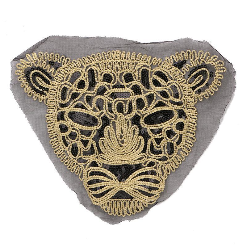 Sequins Iron-On Embroidered Patch Applique Garment Decor Craft