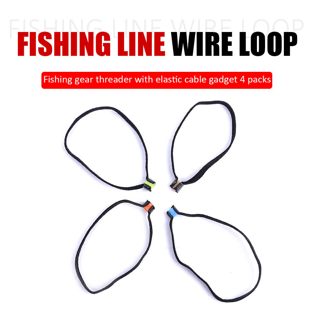 4pcs Tippet Spool Tenders with Elasticity Rings Fly Fishing Fly Line Tender