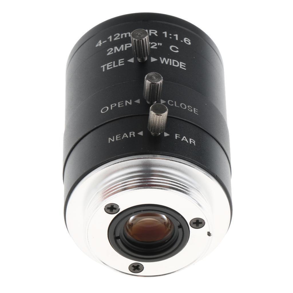 4-12mm 1/2" F1.6 Manual IRIS CS Lens for  Camera Industrial