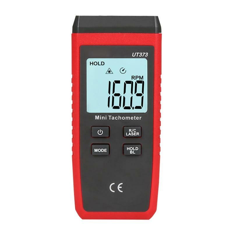 Handheld Speed Meter with Backlight Non-Contact Tachometer Max/Min Speed Gauge