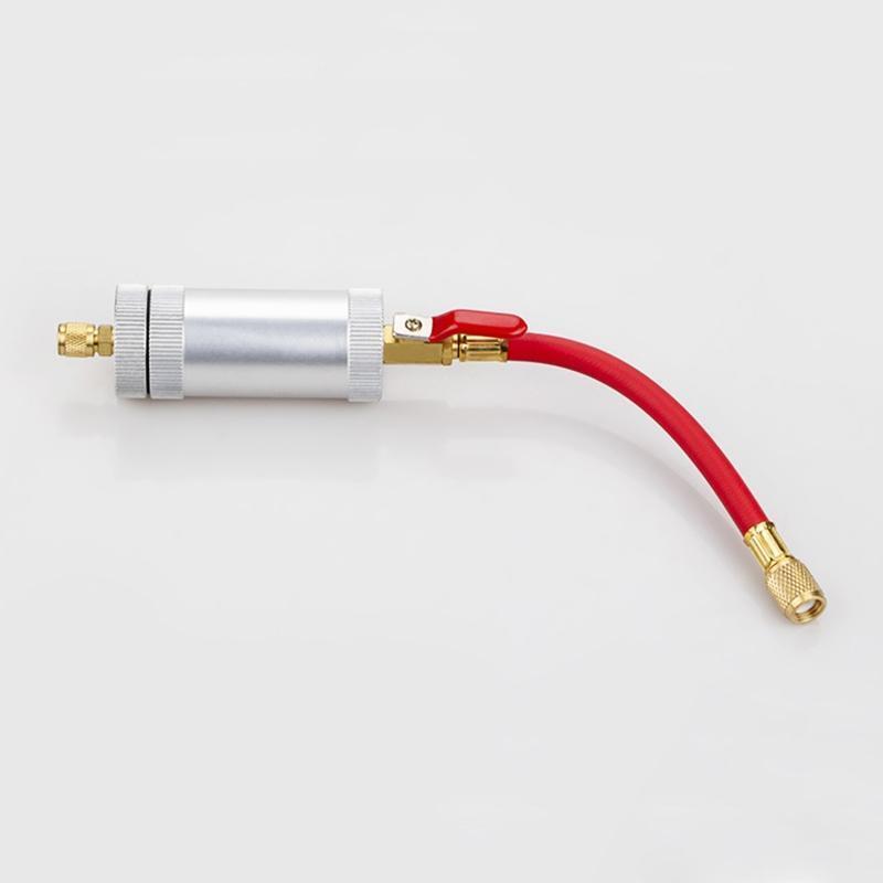 Quick Coupler 1/4" 1OZ Hand Turn Screw-in Coolant Filling Tube Injection Tool