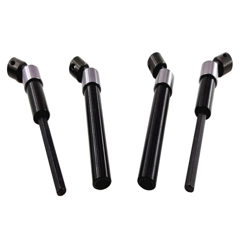 2x RC  Drive Shafts for SCX10 II 90046 90047 DIY Modified Kit Black