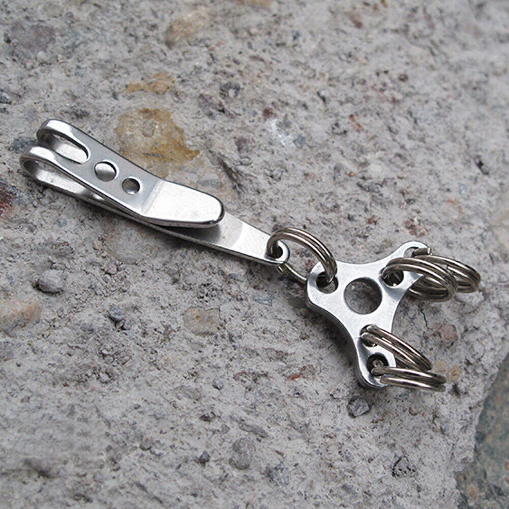 New Pocket Suspension Clip with Hat Buckle Set EDC Outdoor Quicklink Tool