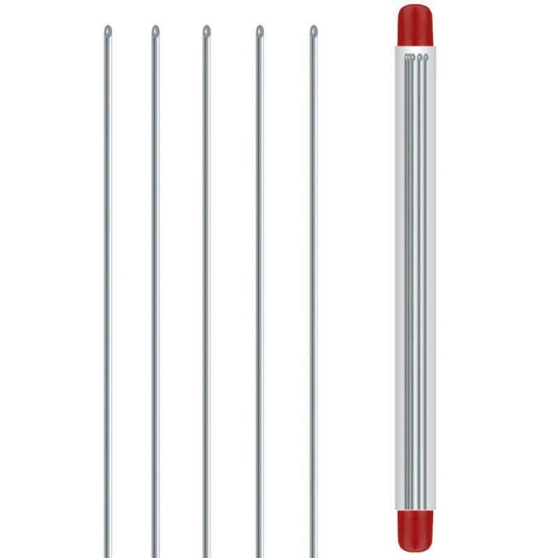 5 Pcs/set Metal Hollow Gas Needle Stainless Steel Fast Upper Bait Penetrate Gear