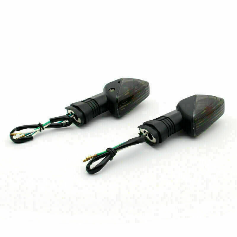2x Motorcycle Turn Signal Indicators Light Fit For Kawasaki KLR650 Ninja ZX6R