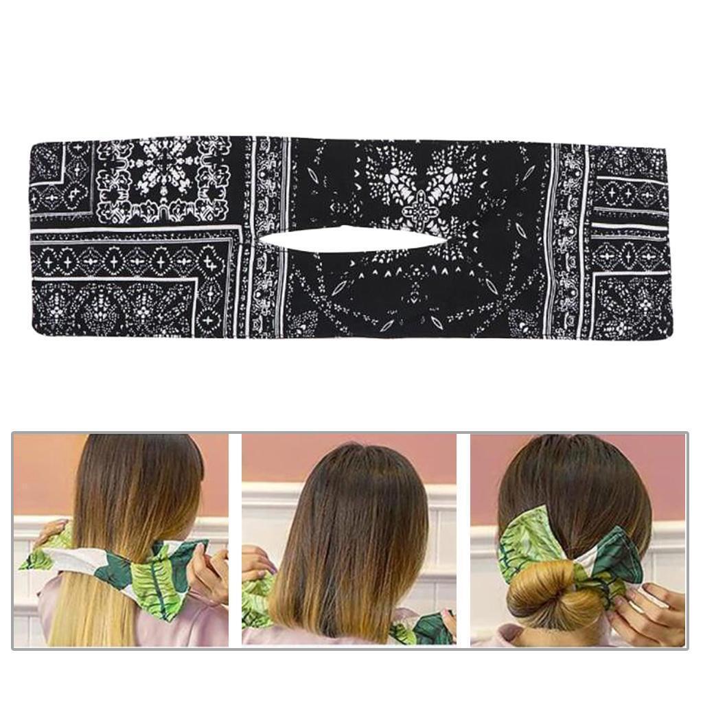 Summer Knotted Deft Bun Fashion Hair Bands Rope Headband Maker Accessories